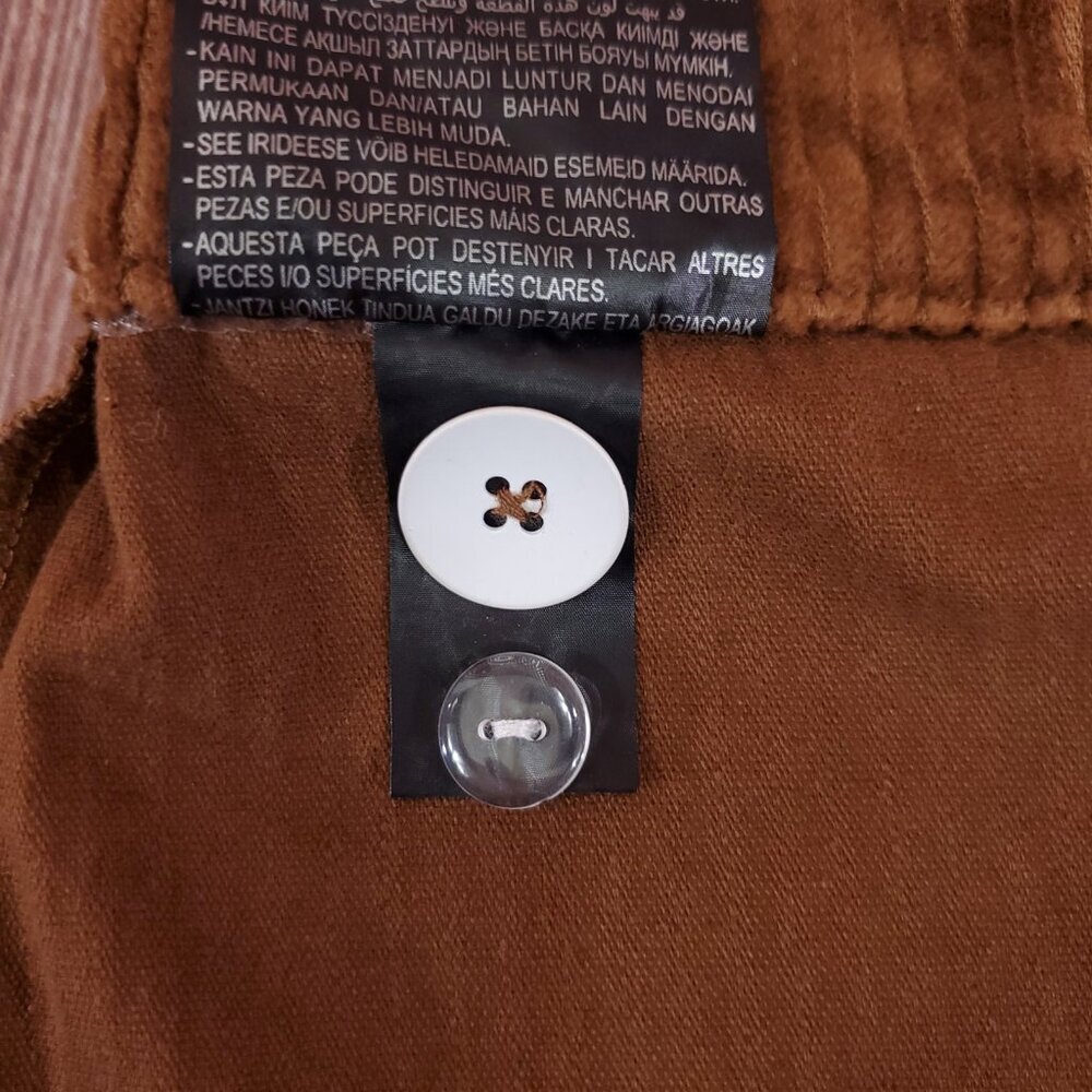 NWT Zara Womens Size 2 The Marine Culotte in Sweet Corduoiry Wide Leg Pants - Picture 14 of 15